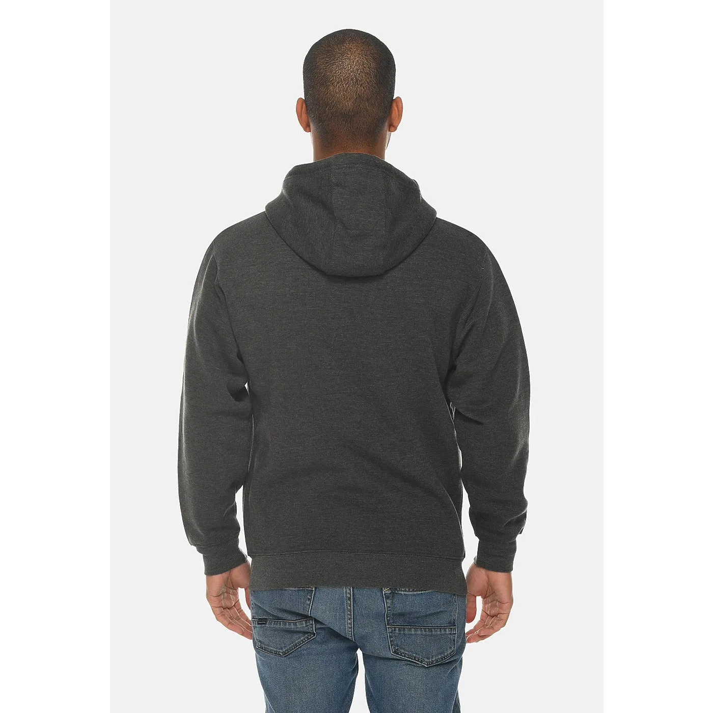 Unisex Charcoal Zip Up hoodie