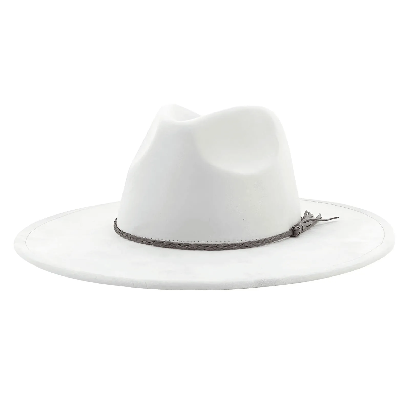 Unisex Suede Wide Brim Fedora - In 30 Colors!