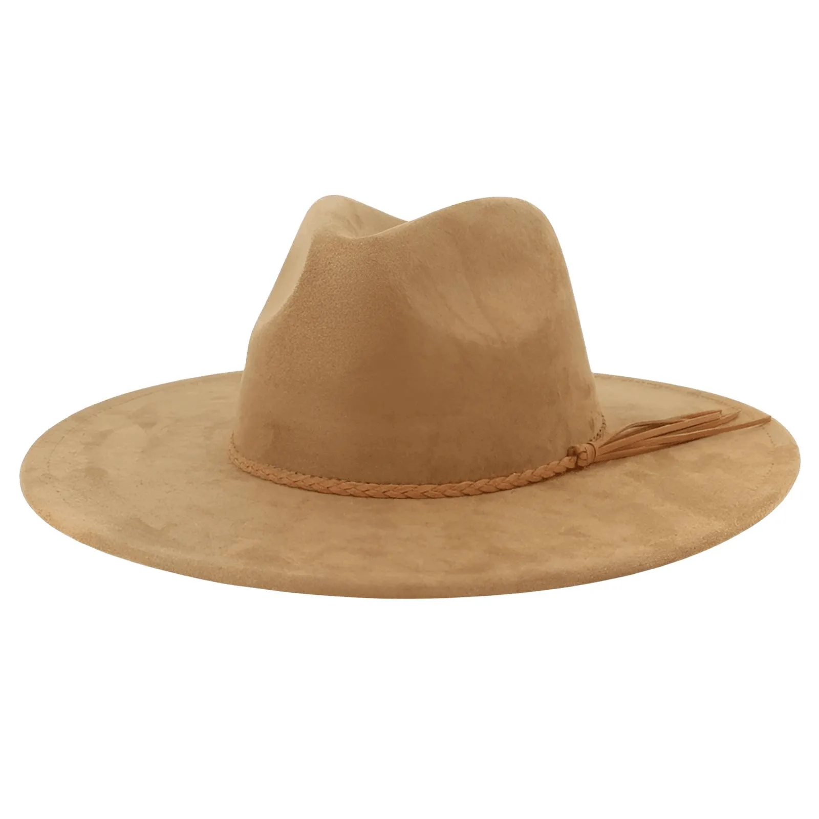 Unisex Suede Wide Brim Fedora - In 30 Colors!