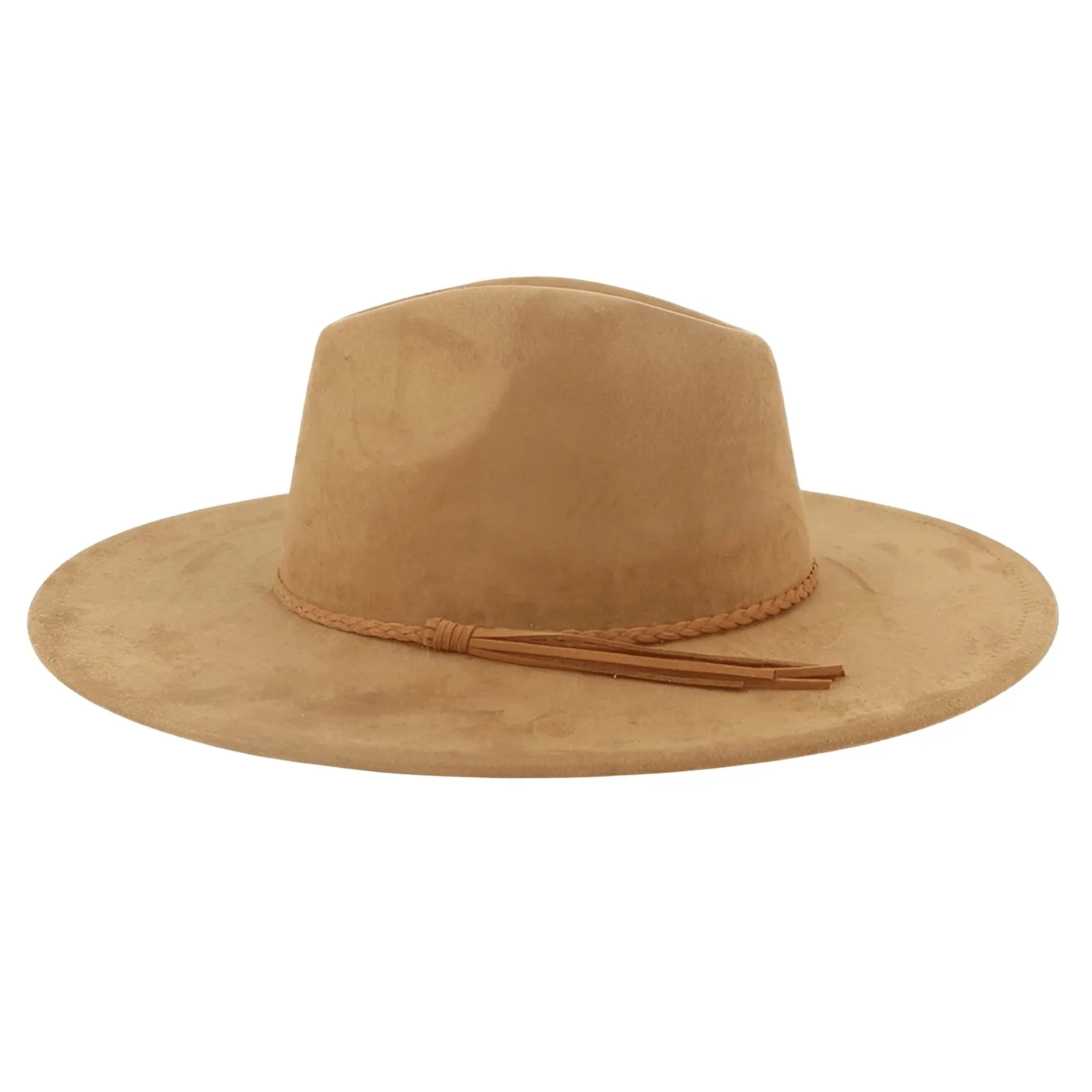 Unisex Suede Wide Brim Fedora - In 30 Colors!