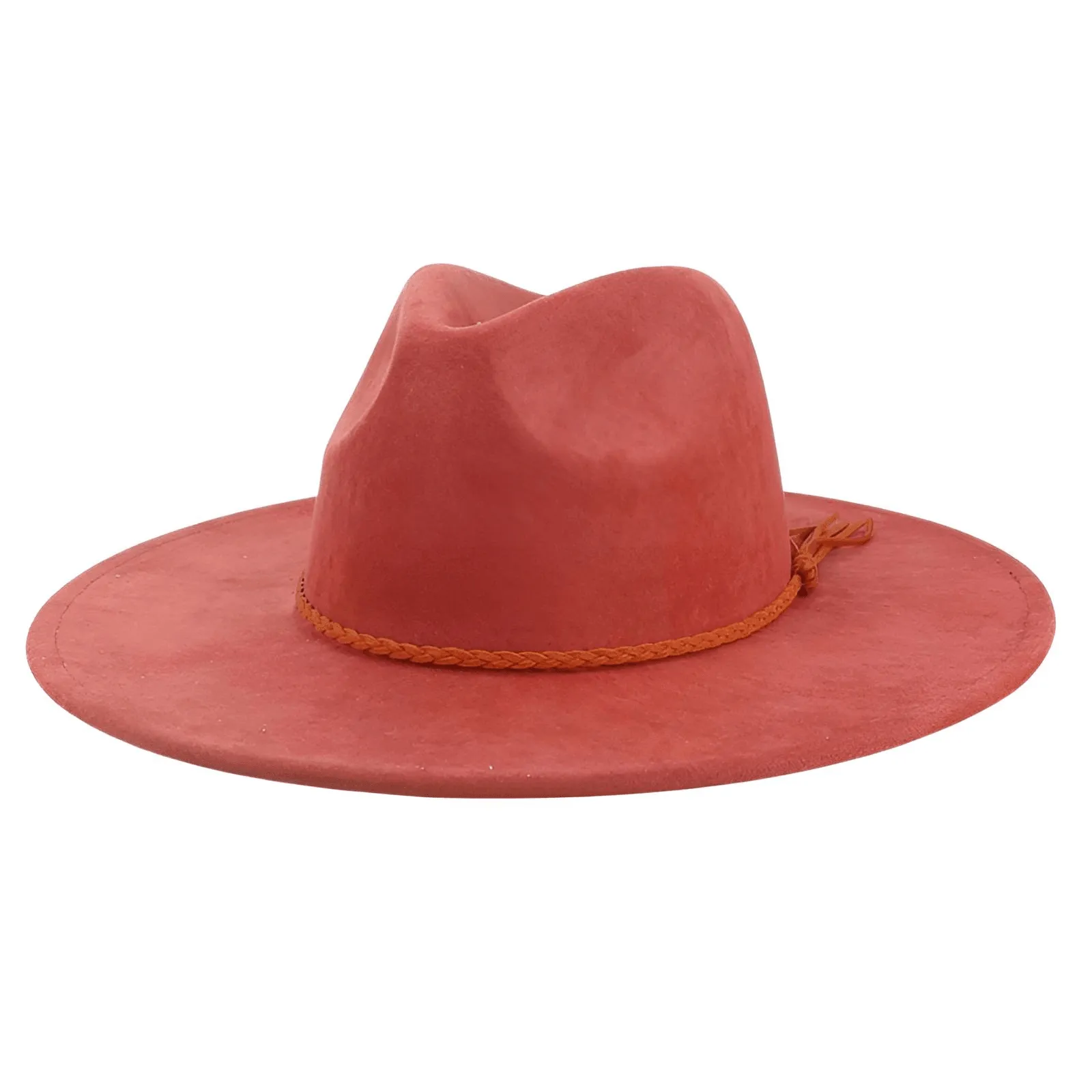 Unisex Suede Wide Brim Fedora - In 30 Colors!