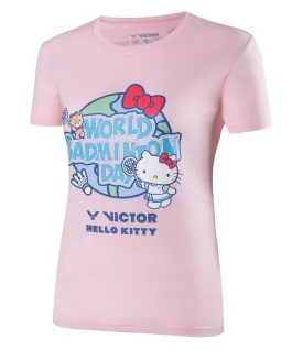 Victor T-KT301 I Hello Kitty Women's T-Shirt [Baby Pink] Limited Edition