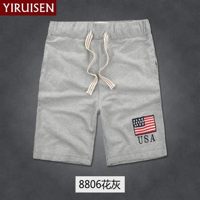 Wholesale S-3XL 100% Cotton YIRUISEN Brand Shorts Men Casual Shorts Boardshorts Short Pants Homme Bermuda Masculina