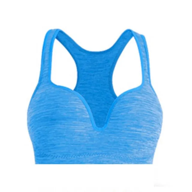 Women Seamless Padded Bra Racerback Sports Bras Workout Yoga Fitness Tank Top