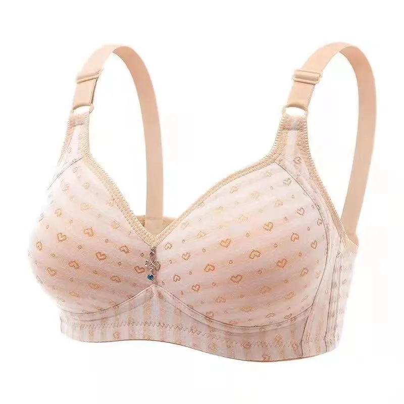 Women's Push Up Bras Printed Adjust Bra Ladies Underwear Plus Size